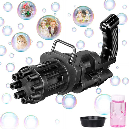 Bubbles Gun Toys for Boys and Girls 8-Hole battery operated