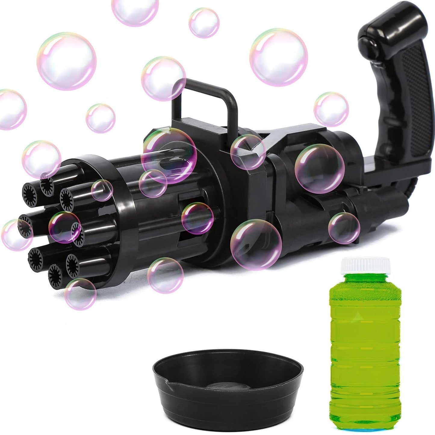 Bubbles Gun Toys for Boys and Girls 8-Hole battery operated