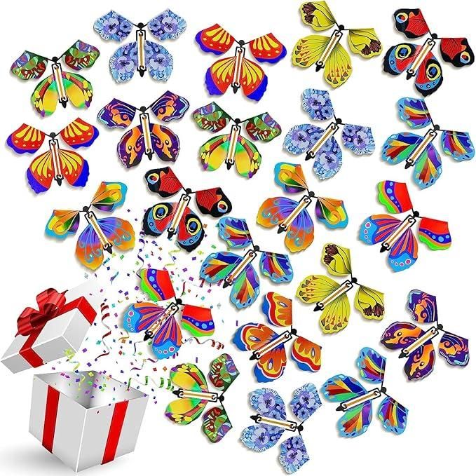 Exploding Flying Butterfly Magic Wind Up Toy ( Pack of 15)